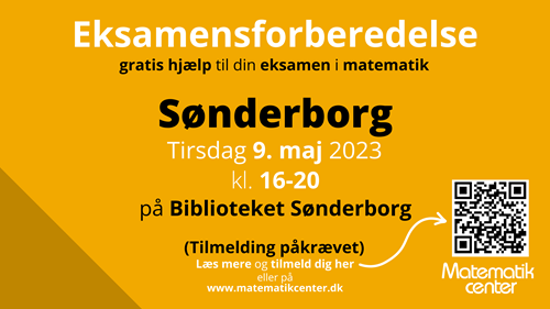 Infoskærm Eksamensforberedelse Sønderborg 2023