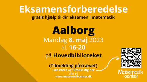 Infoskærm Eksamensforberedelse Aalborg 2023